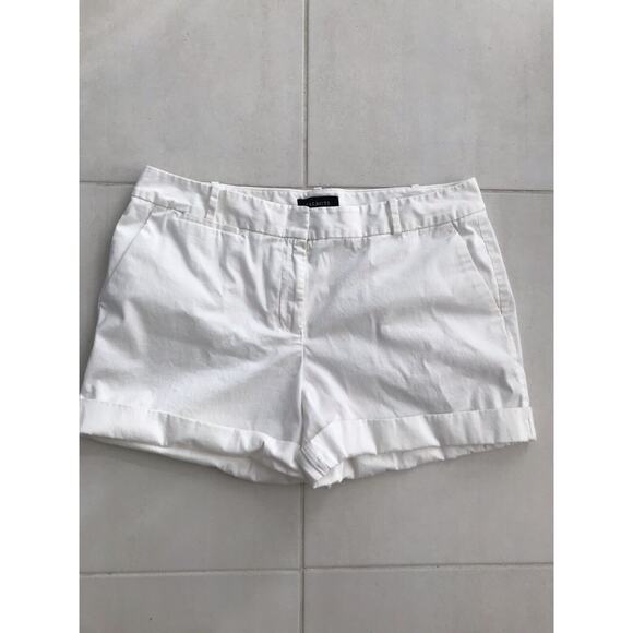 Talbots Cuffed Shorts Cotton Stretch High Waist - Picture 1 of 8